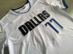 NBA 77 Doncic Dallas Mavericks M&N Maillot manche courte blanc